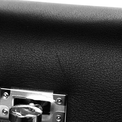 Hermes Swift Kelly Pochette Clutch Black 28 of 29