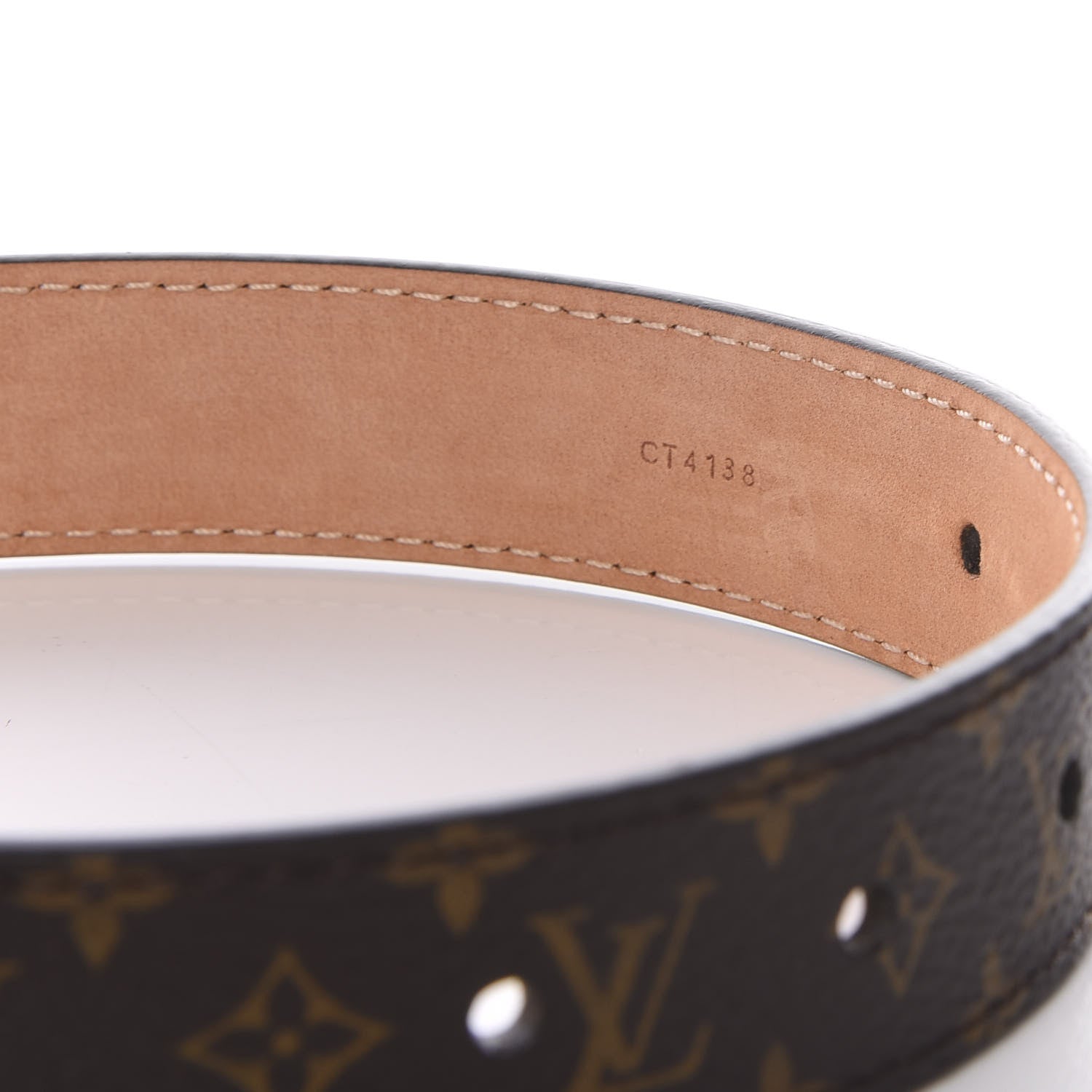 Louis Vuitton Mini Monogram 25mm LV Initiales Belt 90 36 3 of 5
