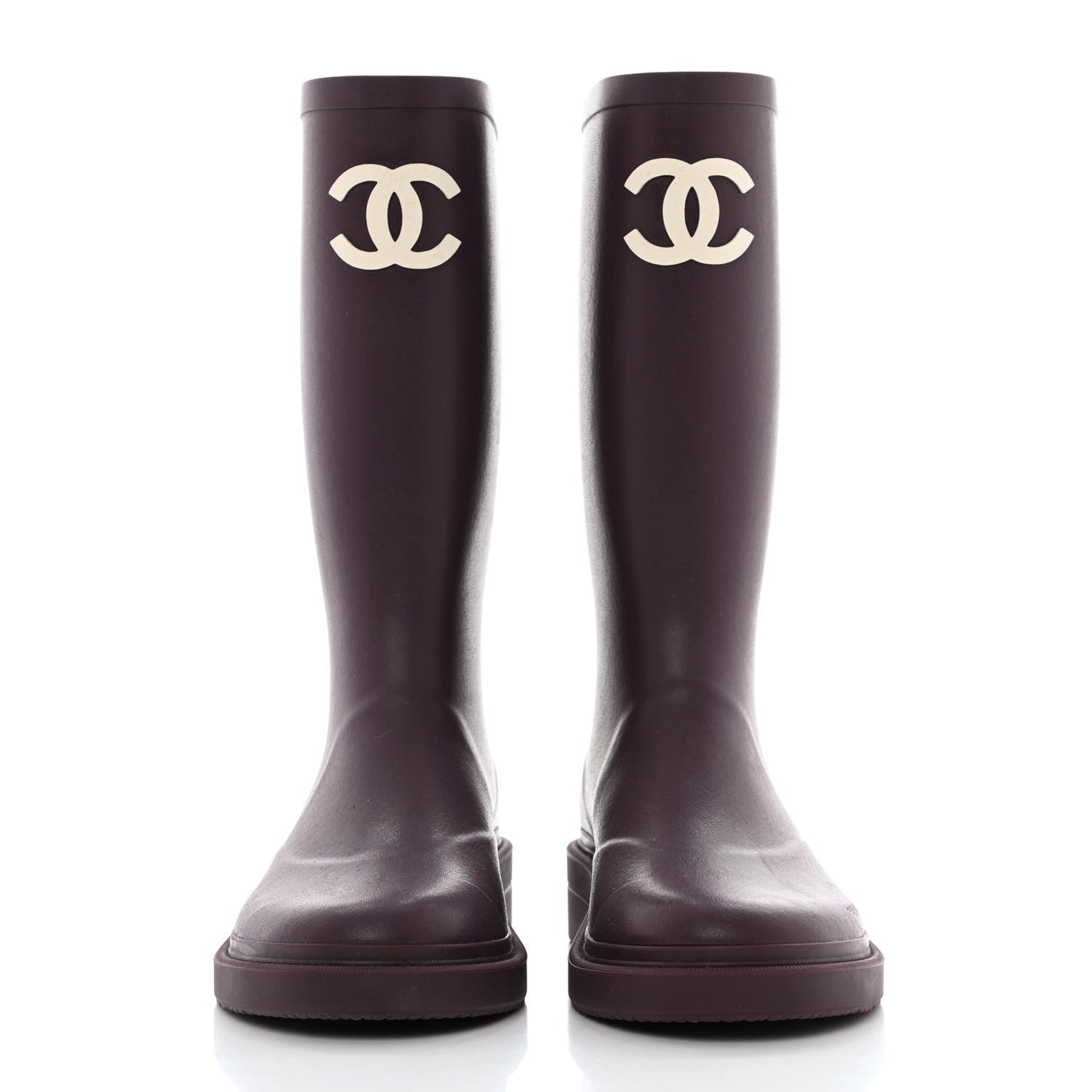 Caoutchouk CC High Boots 37 Dark Purple