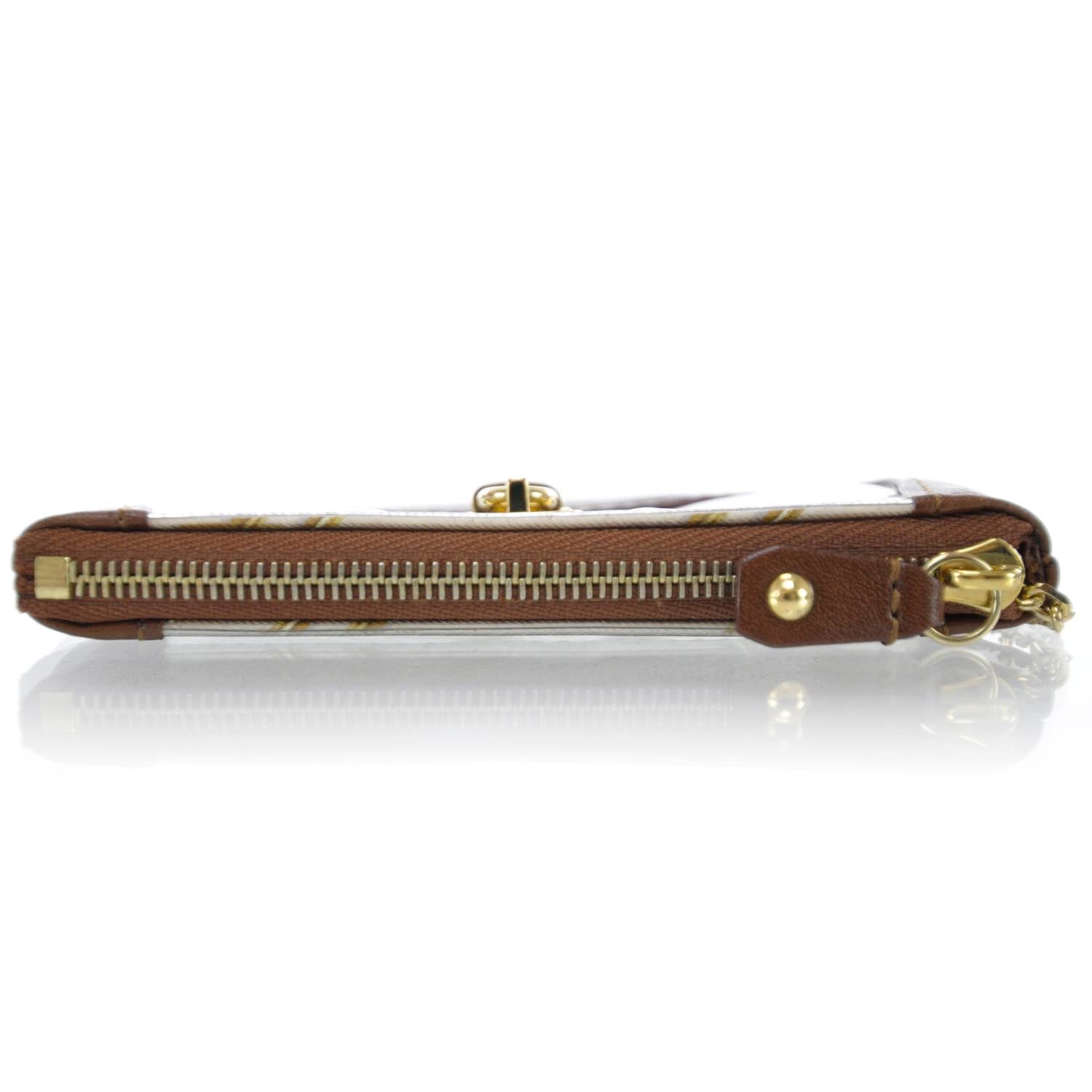 Louis Vuitton Monogram Charms Key Pouch White 3 of 9