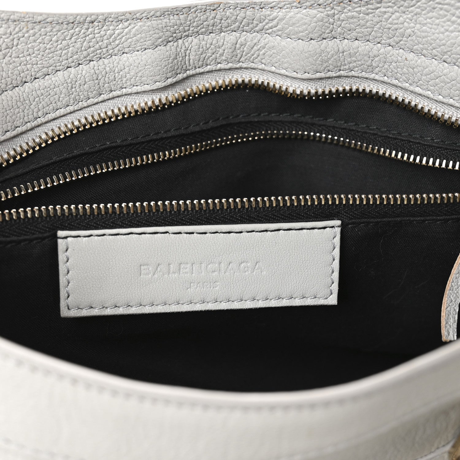 Balenciaga Chevre Gold Metallic Edge Hardware City Gris Glace 7 of 12