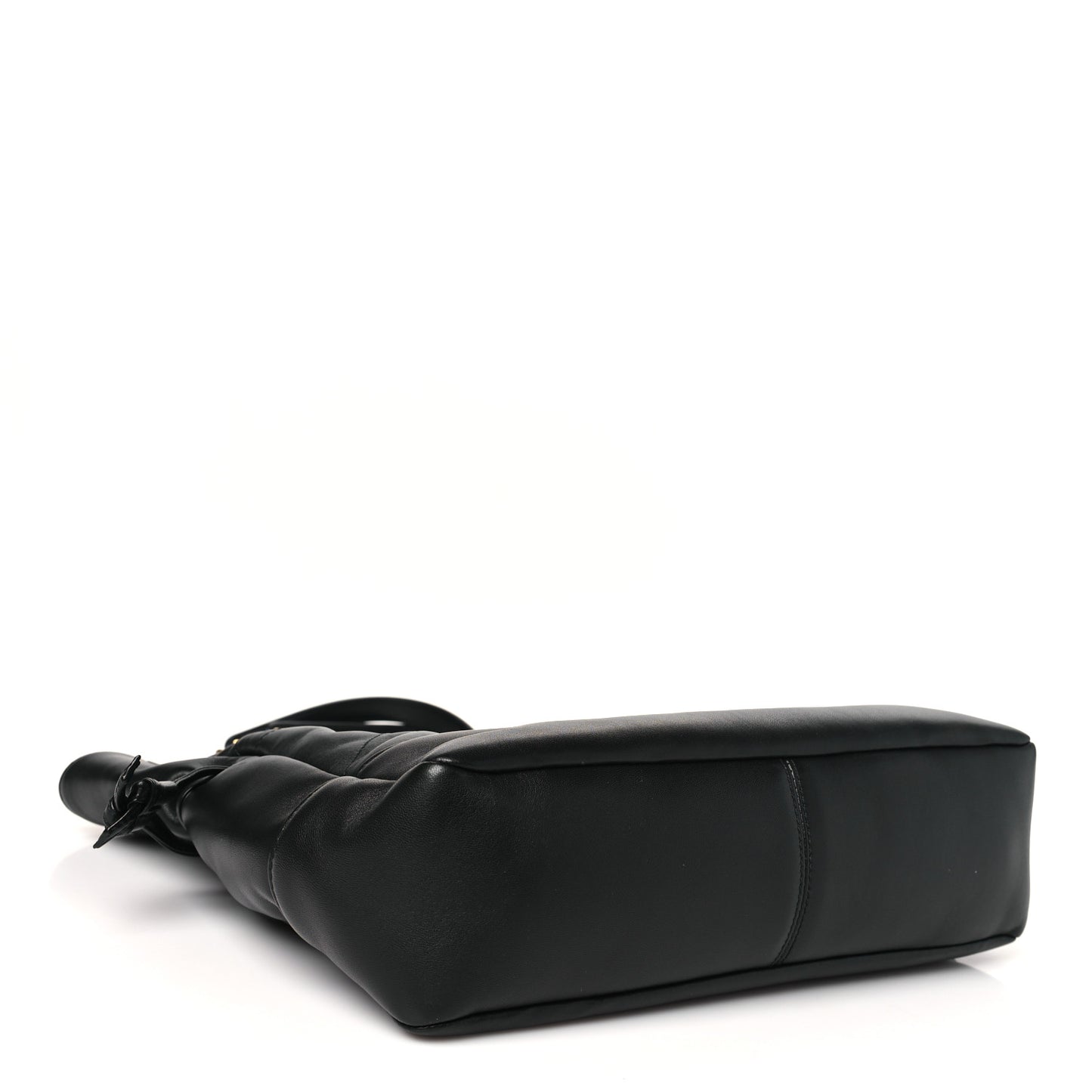 Lambskin Small Jamie Shopping Tote Black