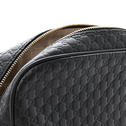 Gucci Microguccissima Mini Bree Messenger Bag Black 11 of 12