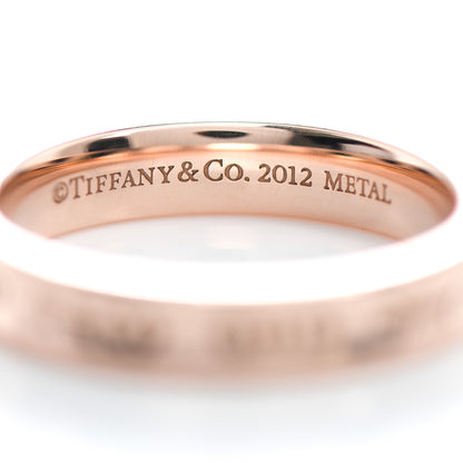 Tiffany Rubedo Narrow 1837 Band Ring 56 7.5 4 of 4