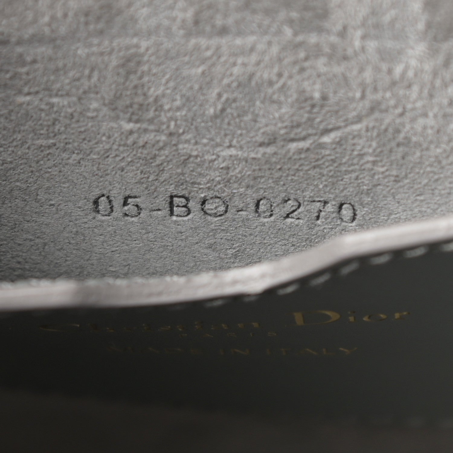 Christian Dior Box Calfskin Medium Bobby Flap Gray 7 of 14