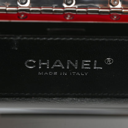 Chanel Plexiglass Plexi Coco Bag Pink Black 6 of 10