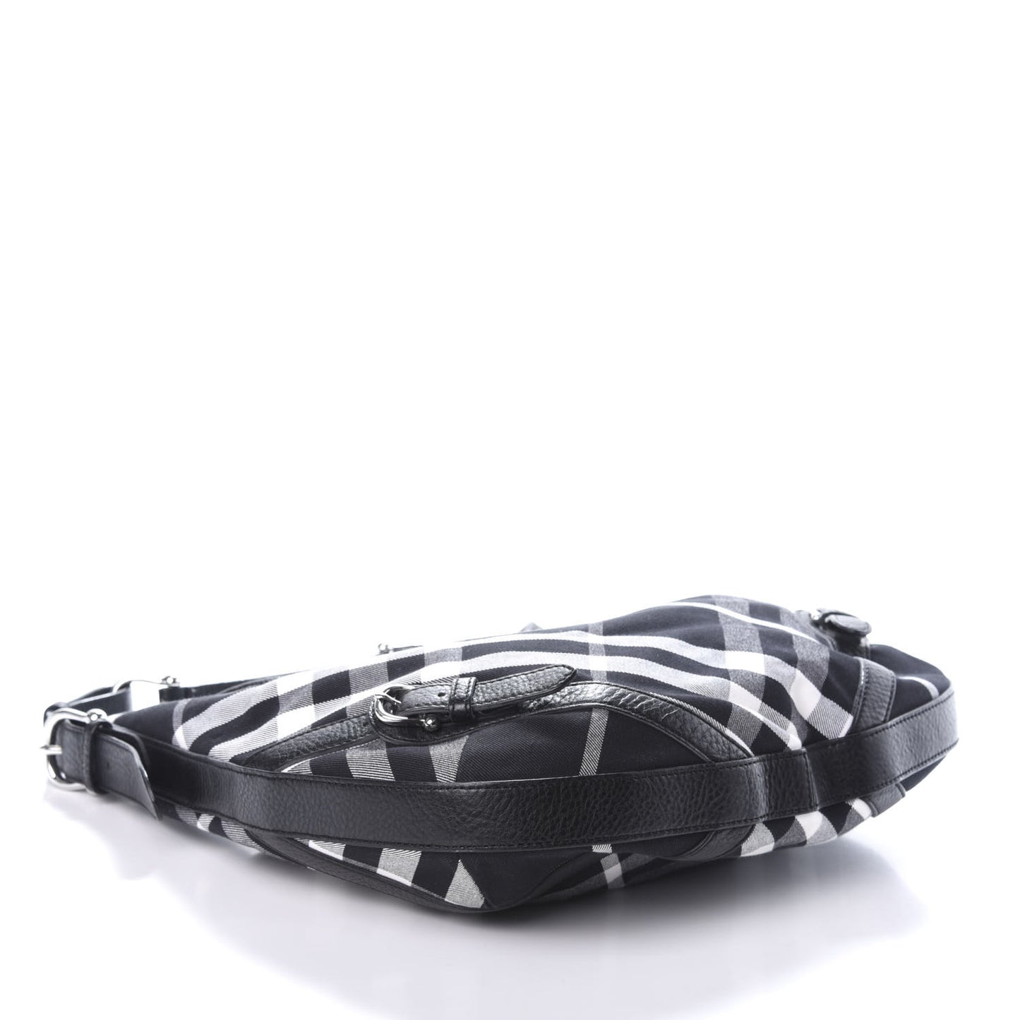 Black Check Larkin Hobo Black