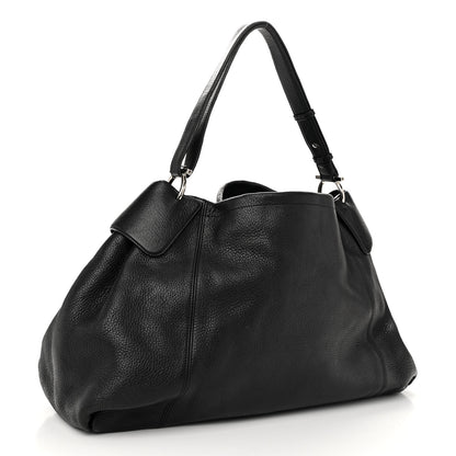 Salvatore Ferragamo Calfskin Hobo Black 3 of 14