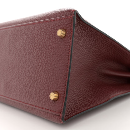 Hermes Ardennes Kelly Sellier 35 Rouge H 10 of 15
