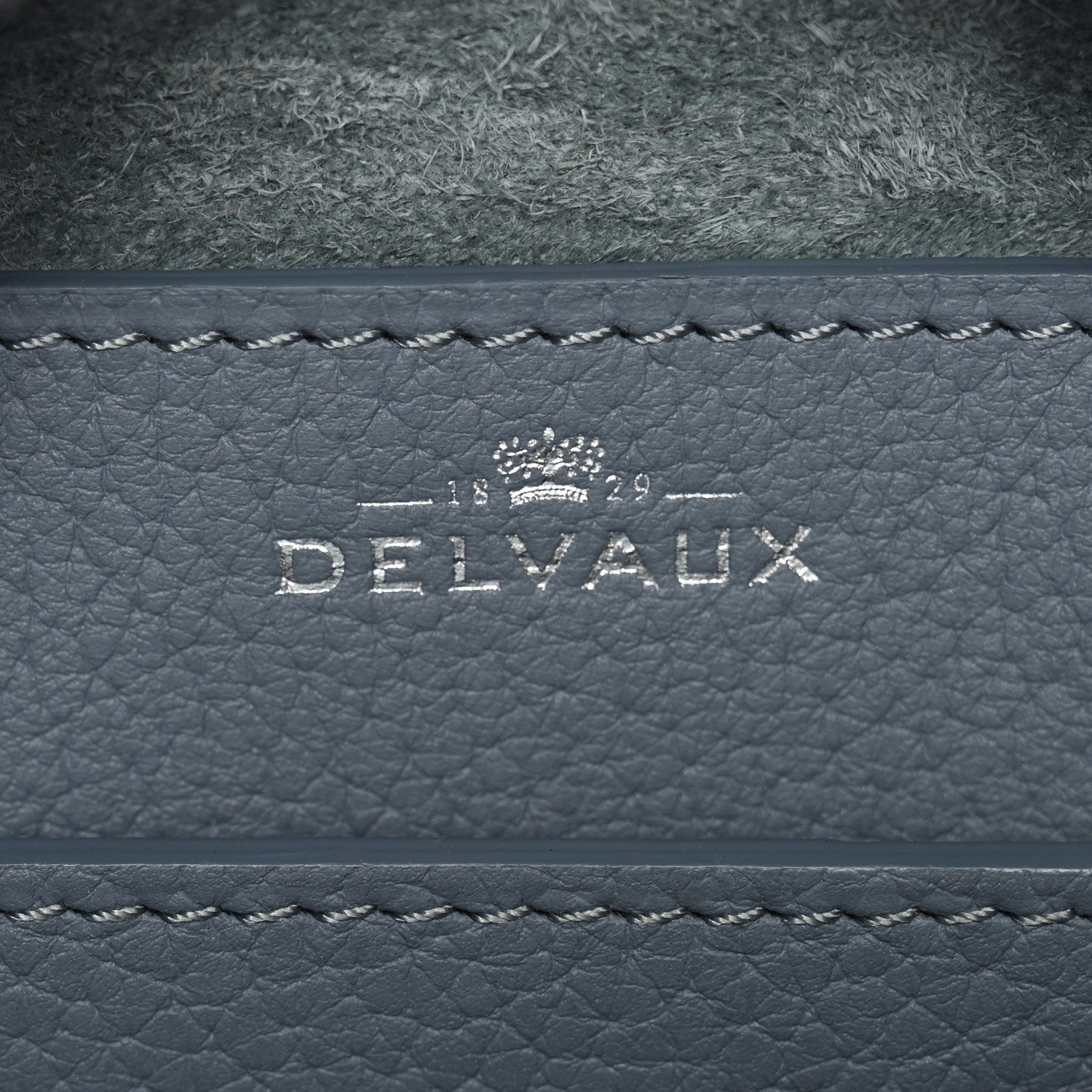 Delvaux Taurillon Soft Nano Cool Box Satchel Pacific 6 of 11