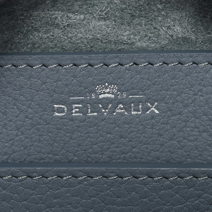 Delvaux Taurillon Soft Nano Cool Box Satchel Pacific 6 of 11