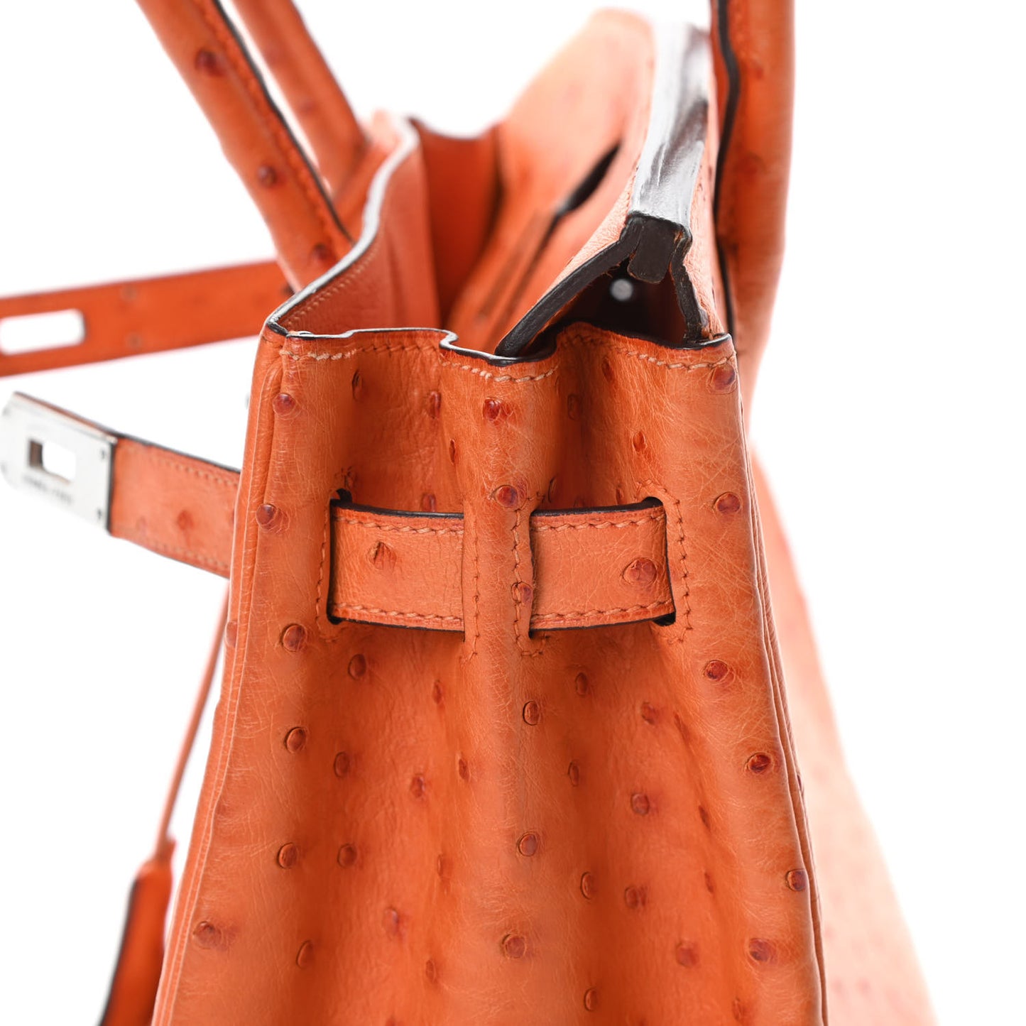 Ostrich Birkin 30 Orange