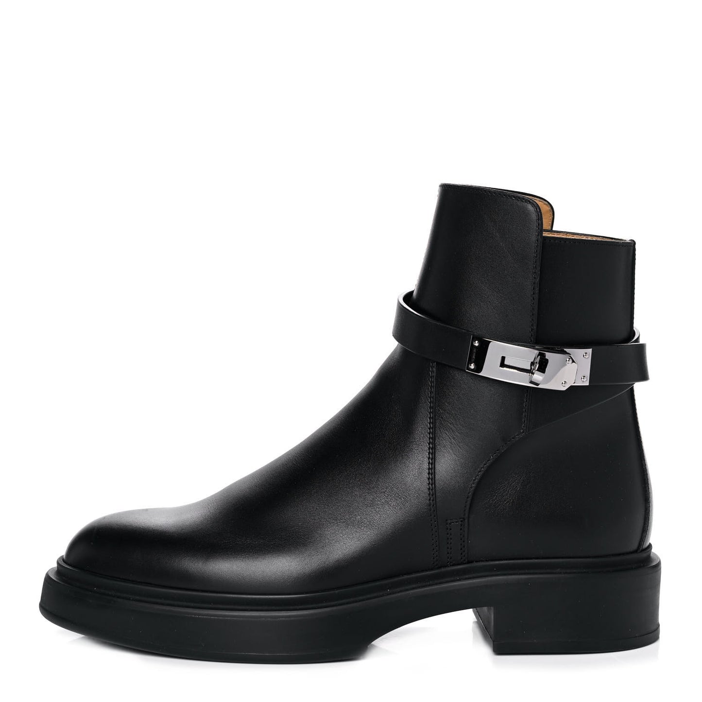 Calfskin Veo Ankle Boots 37 Black