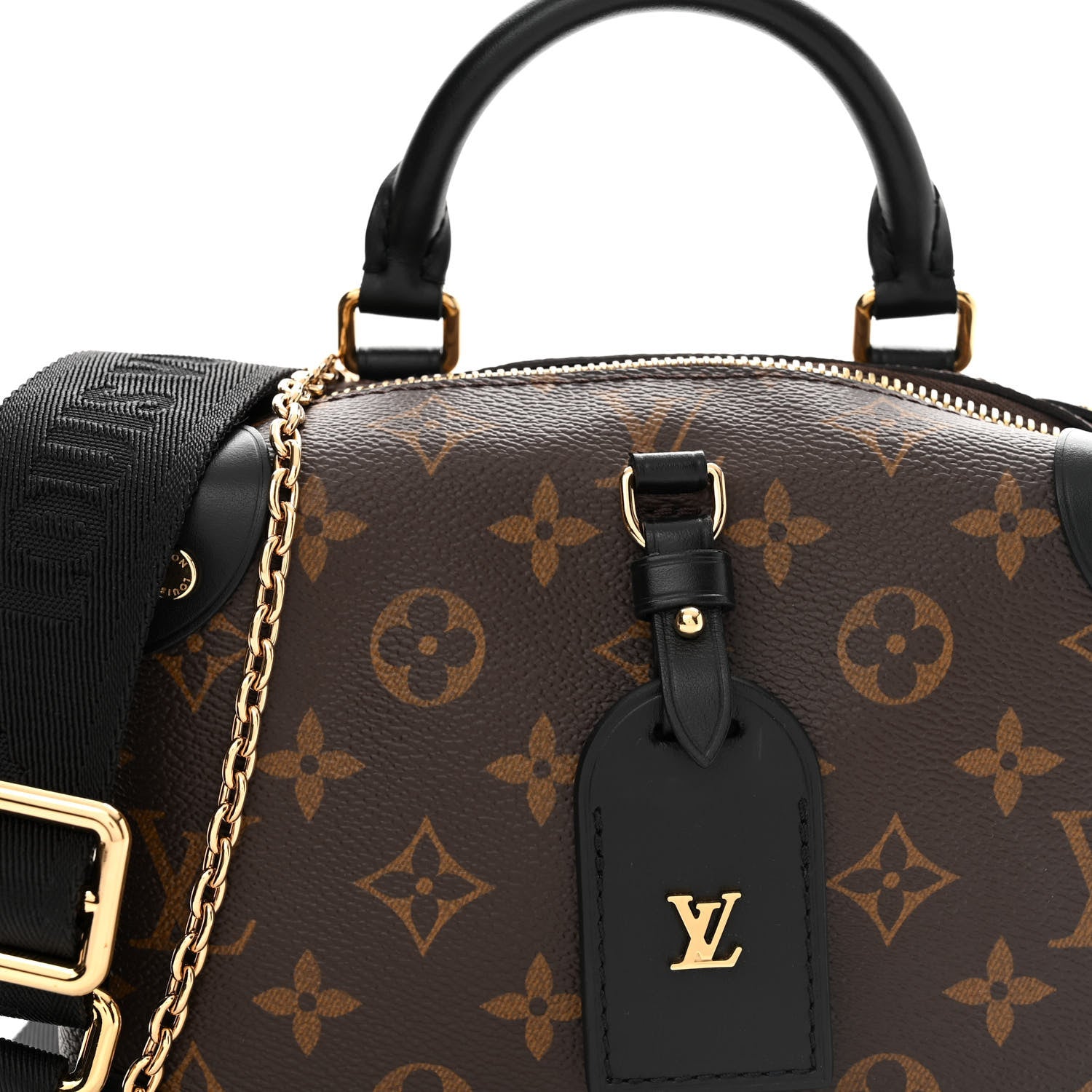 Louis Vuitton Monogram Petite Malle Souple Black 7 of 10
