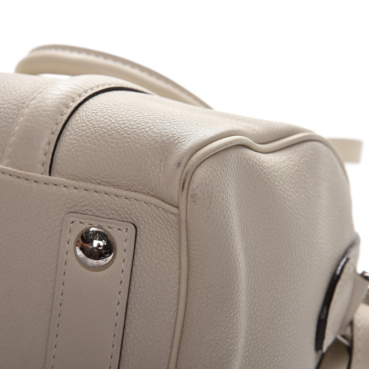 Veau Cachemire SC Bag BB Blanc Casse