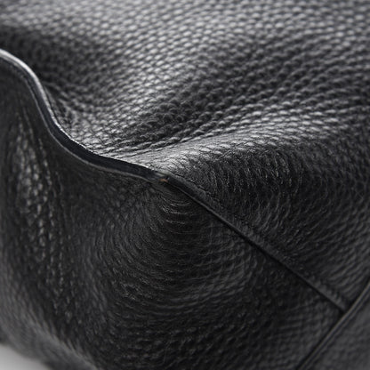 Miu Miu Vitello Daino Tote Nero Black Caramel 11 of 20