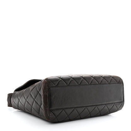 Chanel Lambskin Quilted CC Flap Shoulder Bag Black 4 of 13