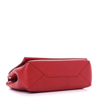 Louis Vuitton Calfskin Lockme II Chain Bag BB Rubis 4 of 9