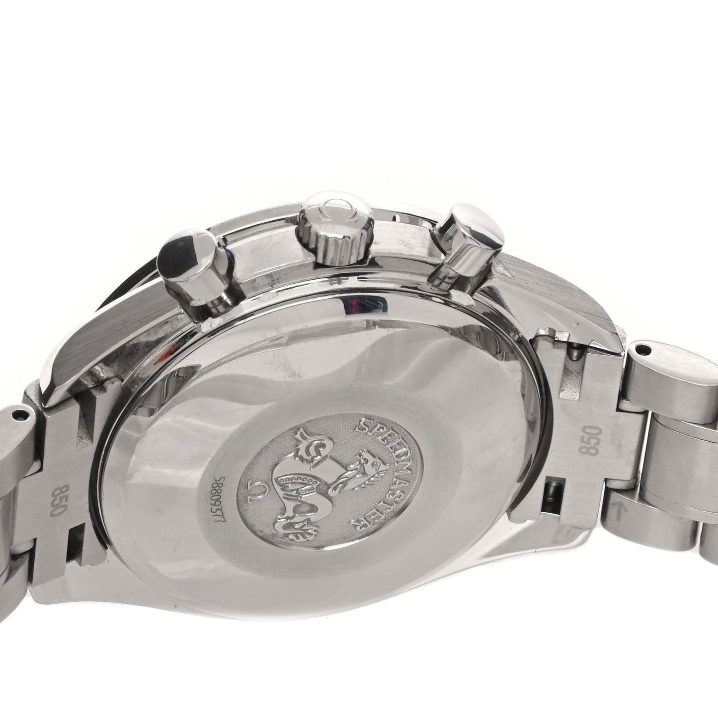 Stainless Steel 39mm Speedmaster Triple Calendar Chronograph Automatic Watch Blue 3523.80