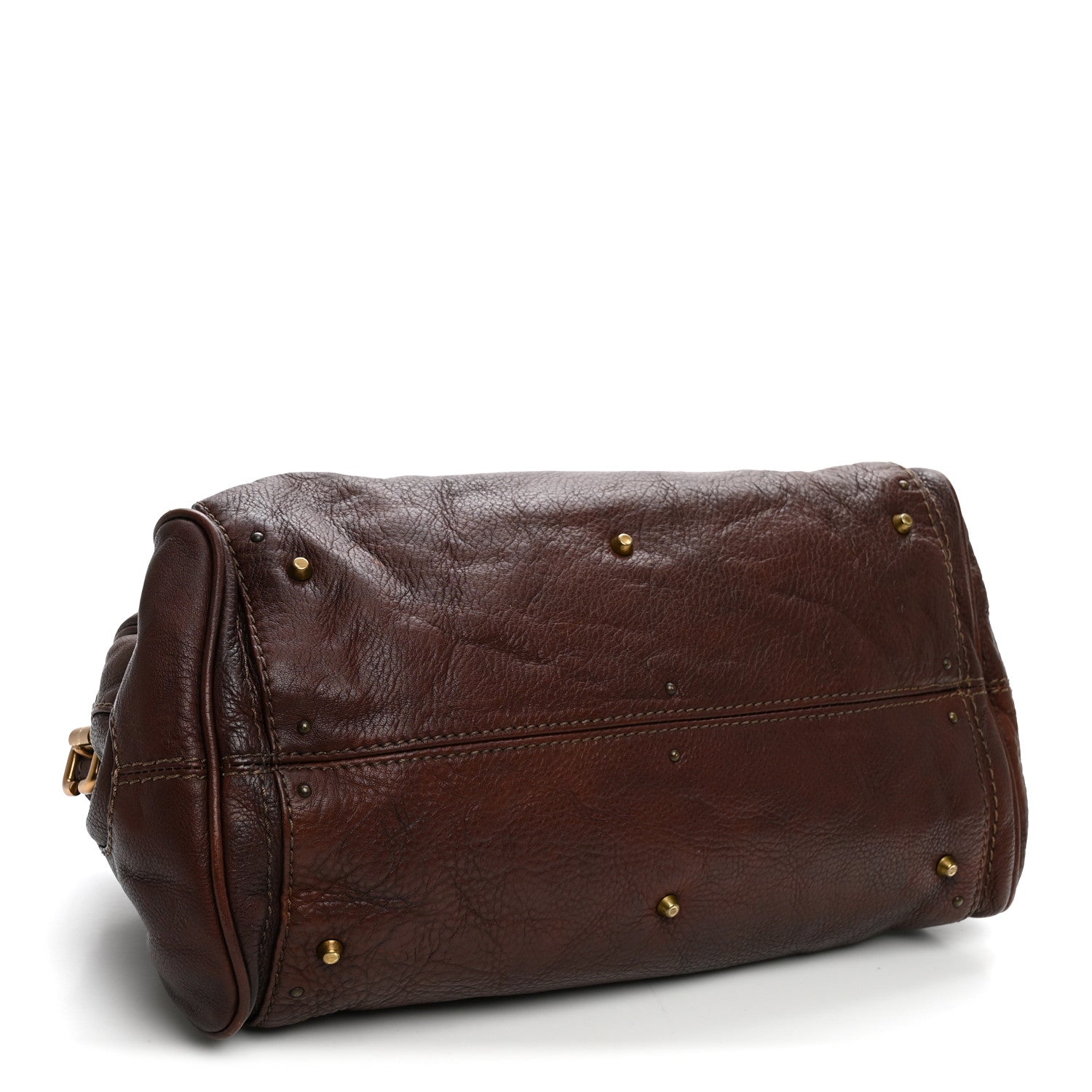 Chloe Calfskin Medium Paddington Satchel Burgundy 4 of 15