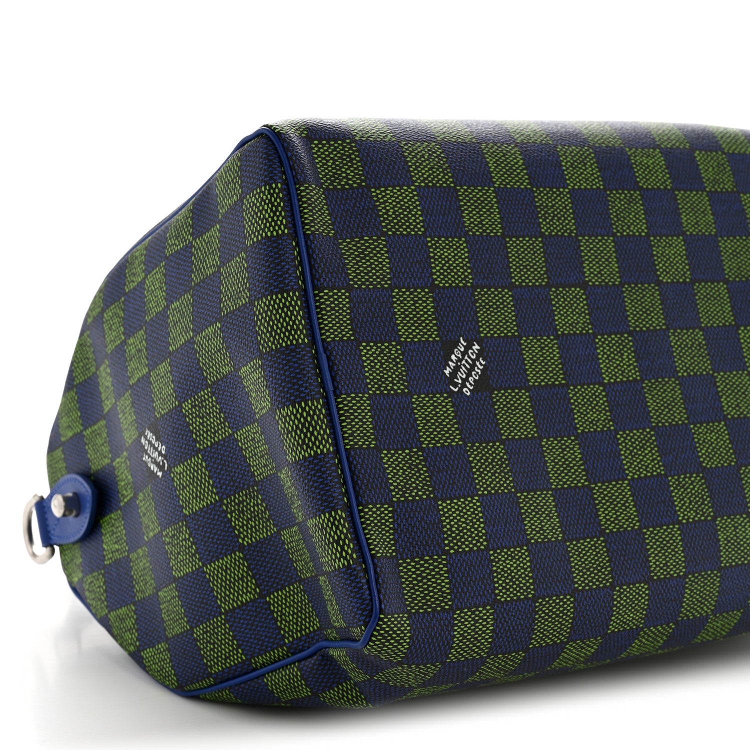 Louis Vuitton Damier Heritage Speedy Bandouliere 40 Blue Green 6 of 7