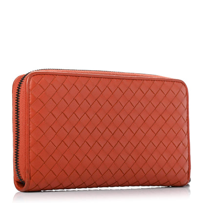 Bottega Veneta Nappa Intrecciato Zip Around Wallet Pompei 2 of 5