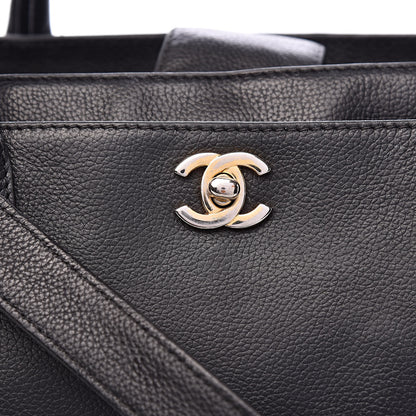 Chanel Calfskin Cerf Executive Shopper Tote Black 22 of 22