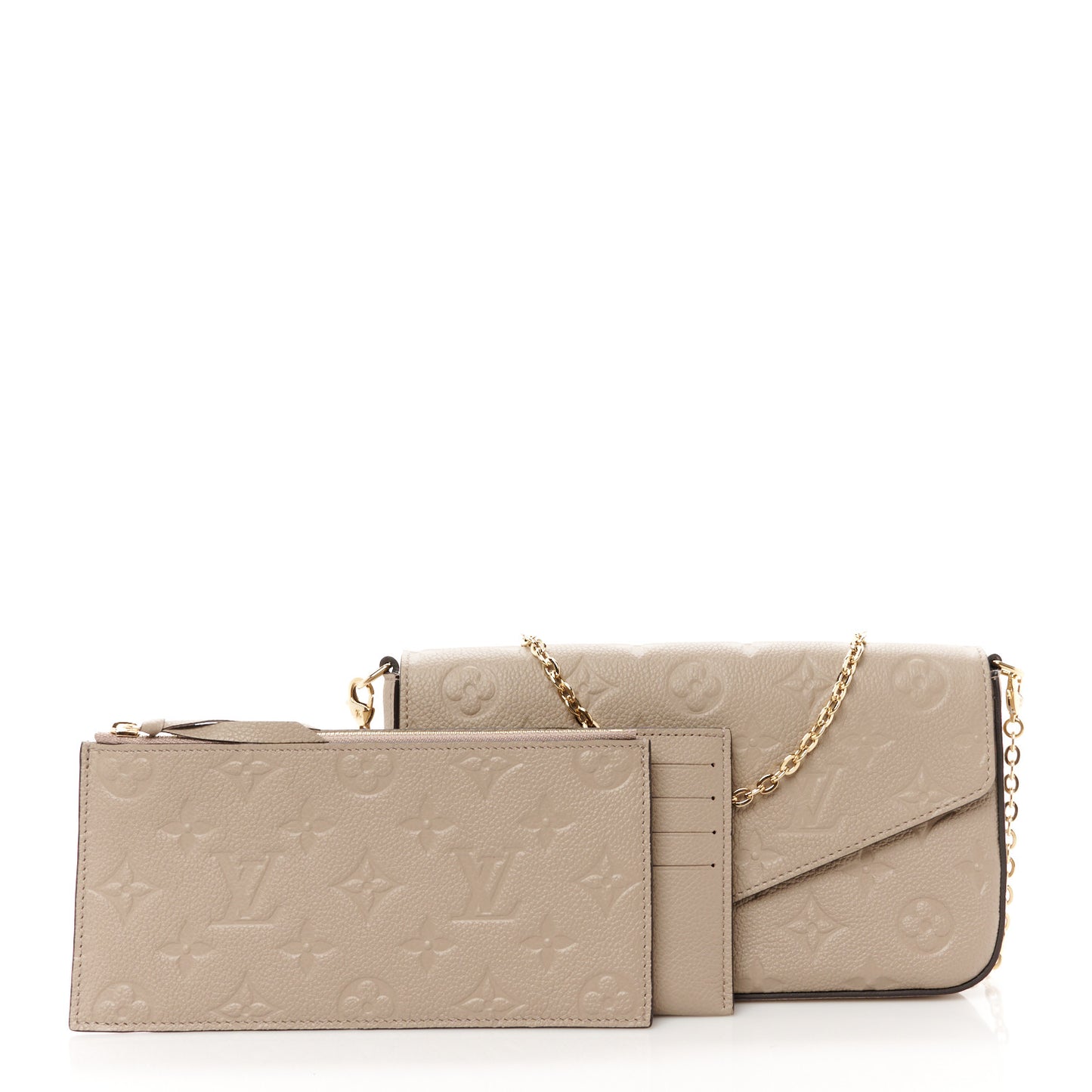 Empreinte Pochette Felicie Chain Wallet Tourterelle
