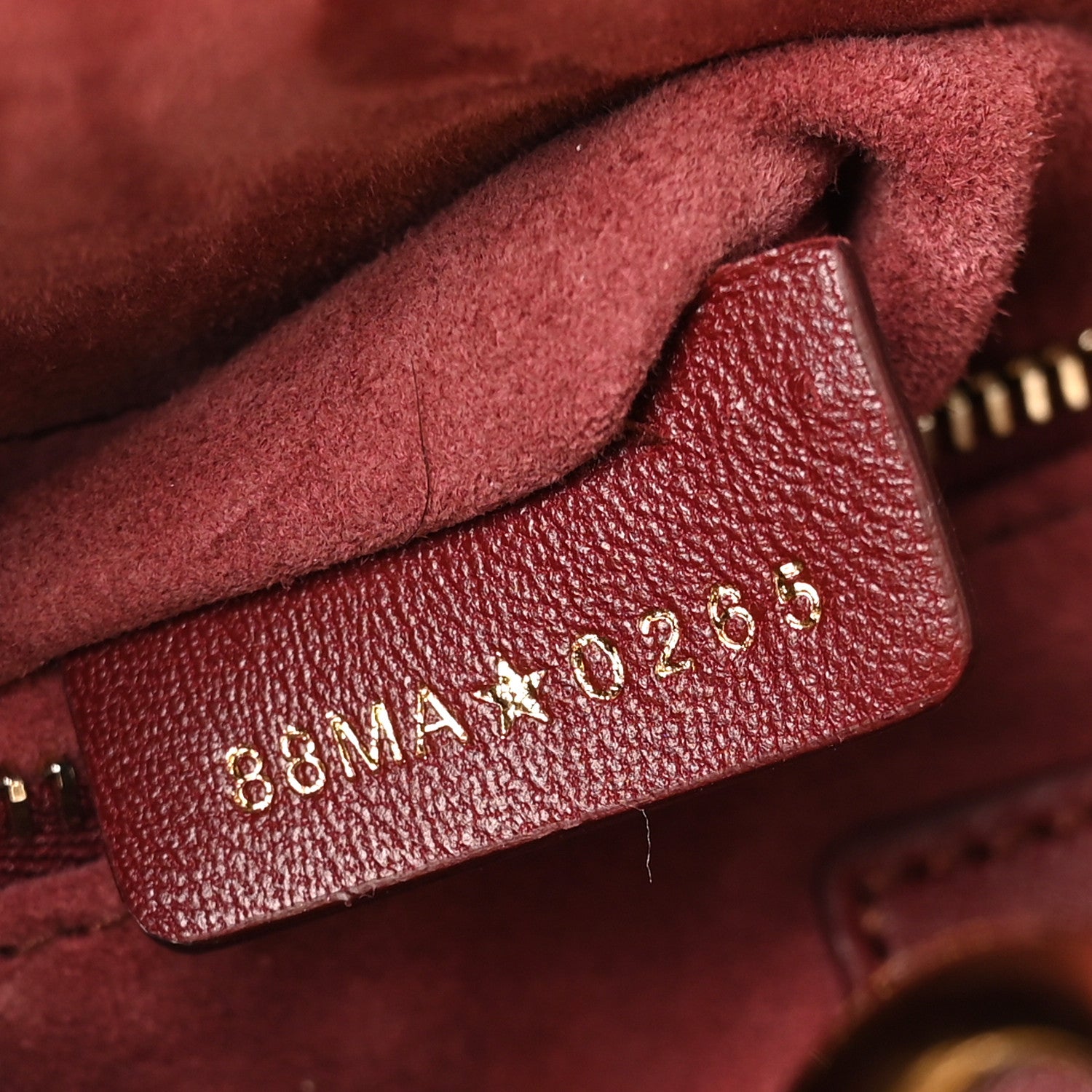 Christian Dior Lambskin Cannage Small My ABCDior Lady Bordeaux 7 of 10