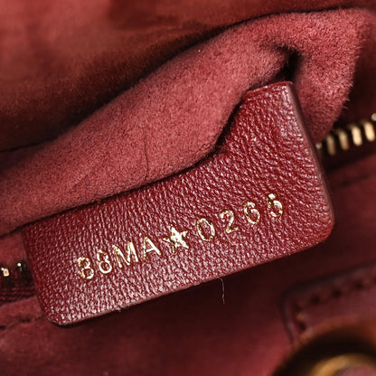 Christian Dior Lambskin Cannage Small My ABCDior Lady Bordeaux 7 of 10