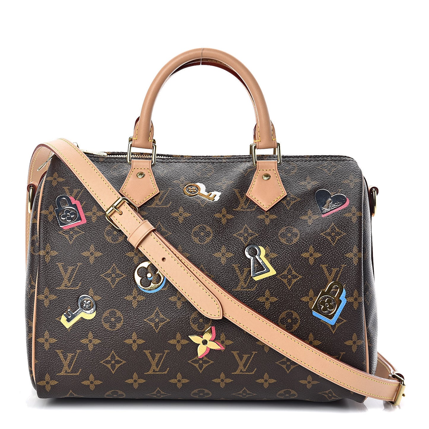 Monogram Love Lock Speedy Bandouliere 30