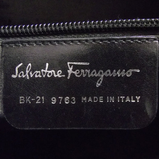 SalavatoreFerragamoPatenLeatherShoulderBag
