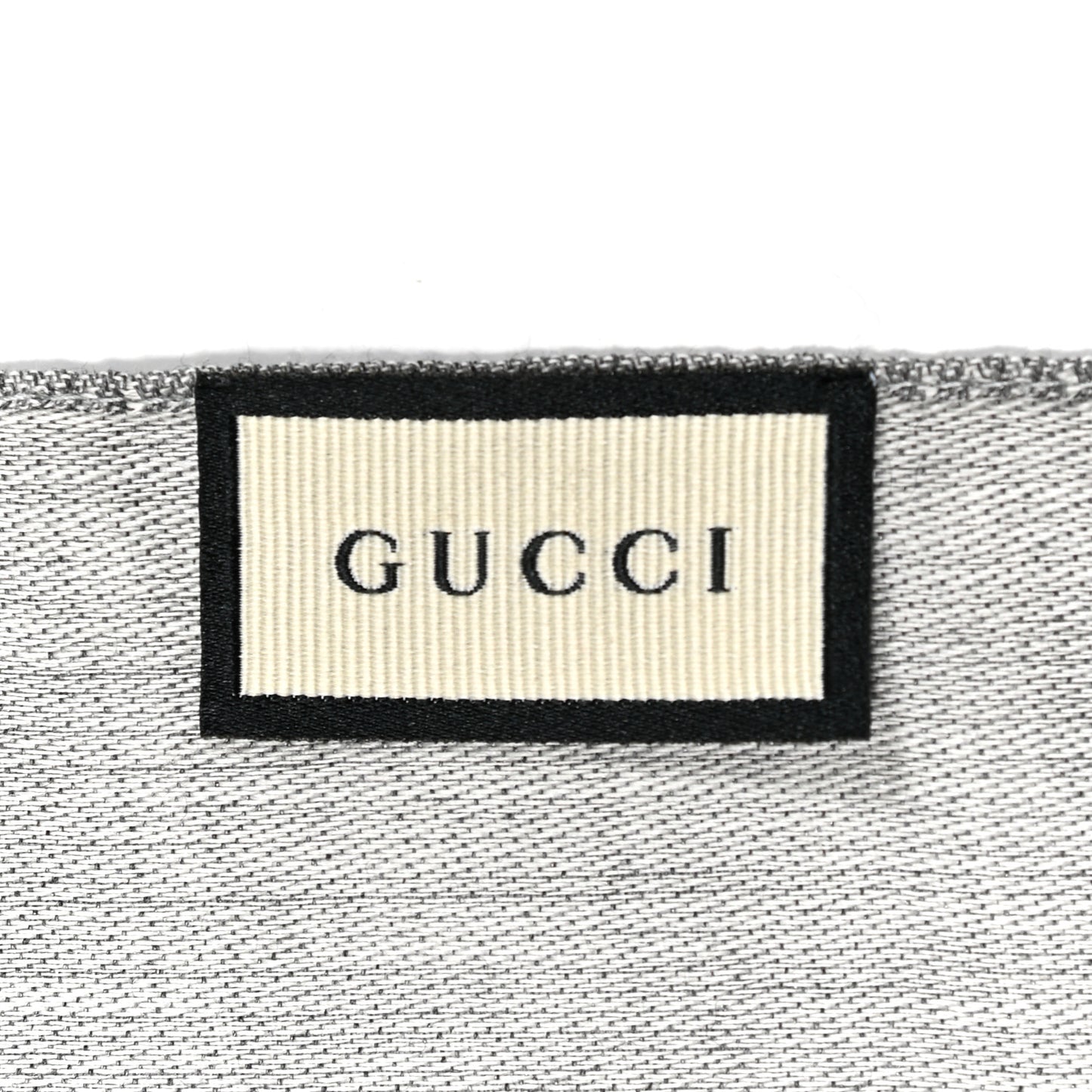 Wool Silk GG Monogram GGNat Scarf Lead