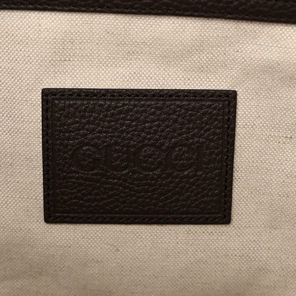 Gucci Canvas Web Large Tote Brown 6 of 11