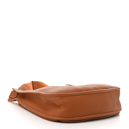 Hermes Taurillon Clemence Evelyne III PM Gold 4 of 12