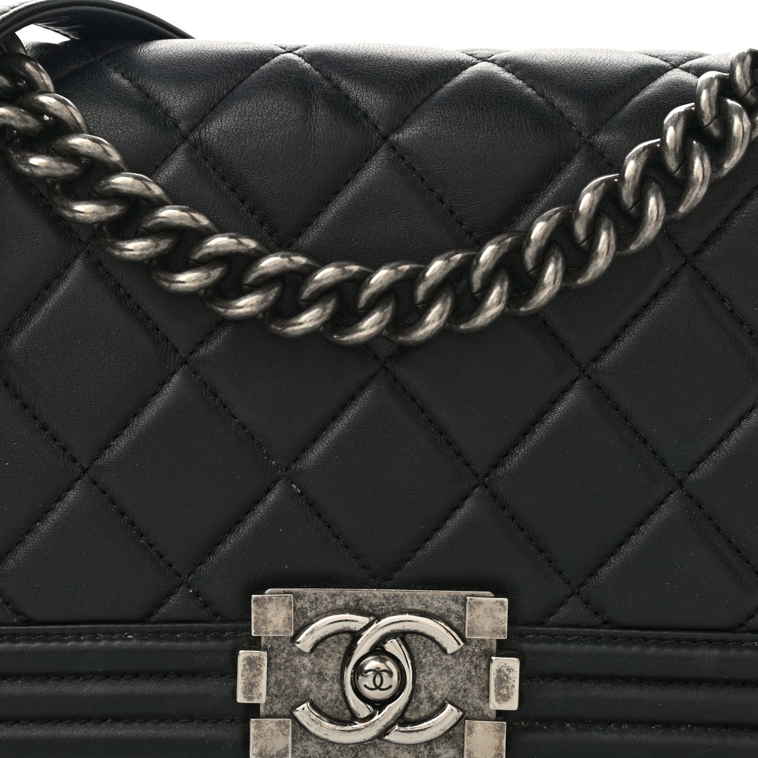 Chanel Calfskin Quilted Small Boy Flap Black 8 of 13