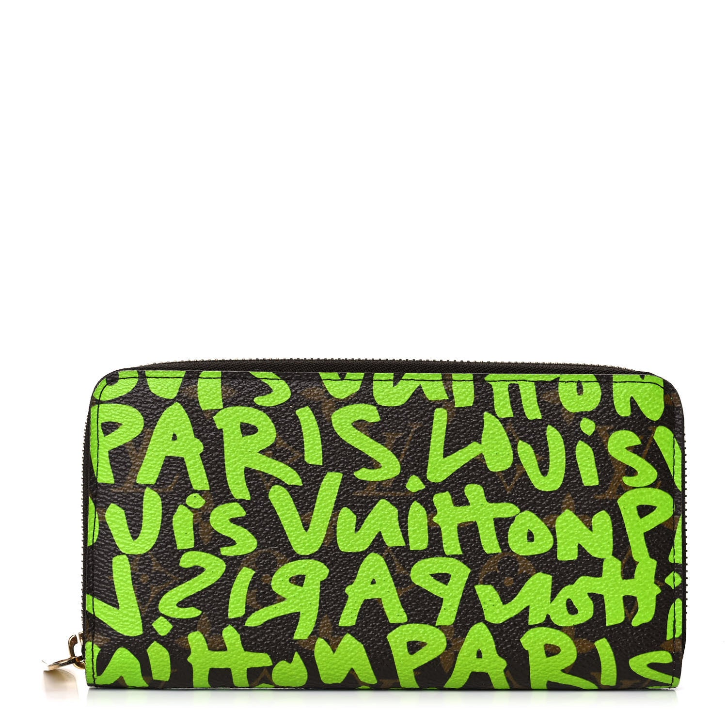 Louis Vuitton Monogram Graffiti Zippy Wallet Green 1 of 10