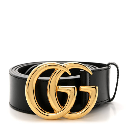 Gucci Plutone Calfskin Double G 40mm Belt 95 38 Black 1 of 5
