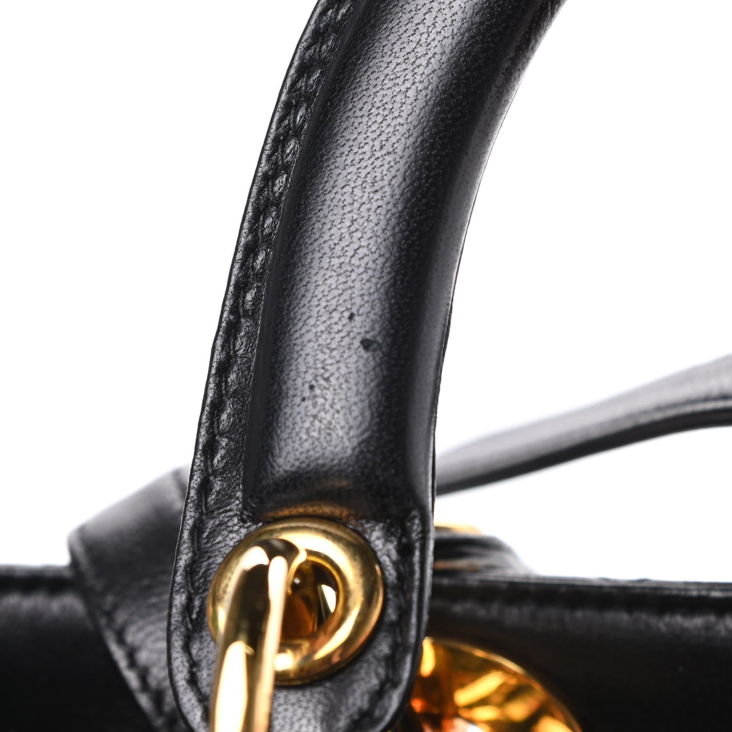 Christian Dior Lambskin Cannage Medium Lady Dior Black 15 of 15