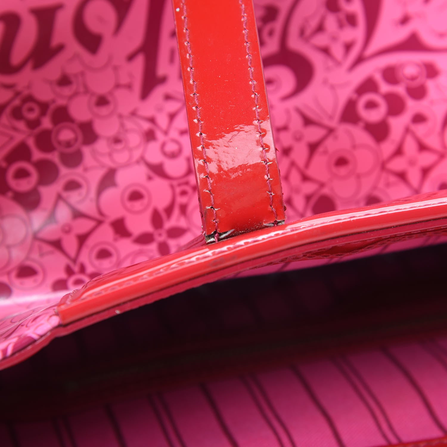 Louis Vuitton Cosmic Blossom PM Tote Bag Rose 16 of 17