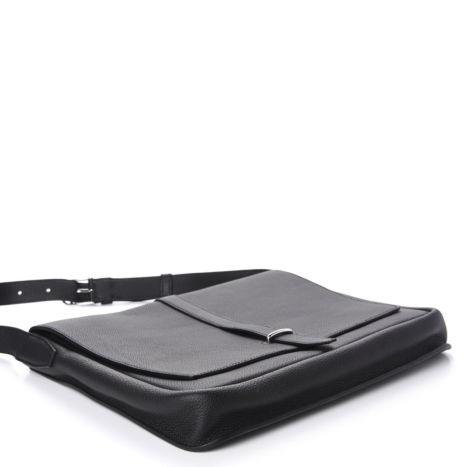 Hermes Togo Steve Light Messenger Black 4 of 9