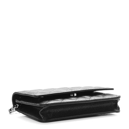 Chanel Caviar Quilted Wallet On Chain WOC Black 4 of 10