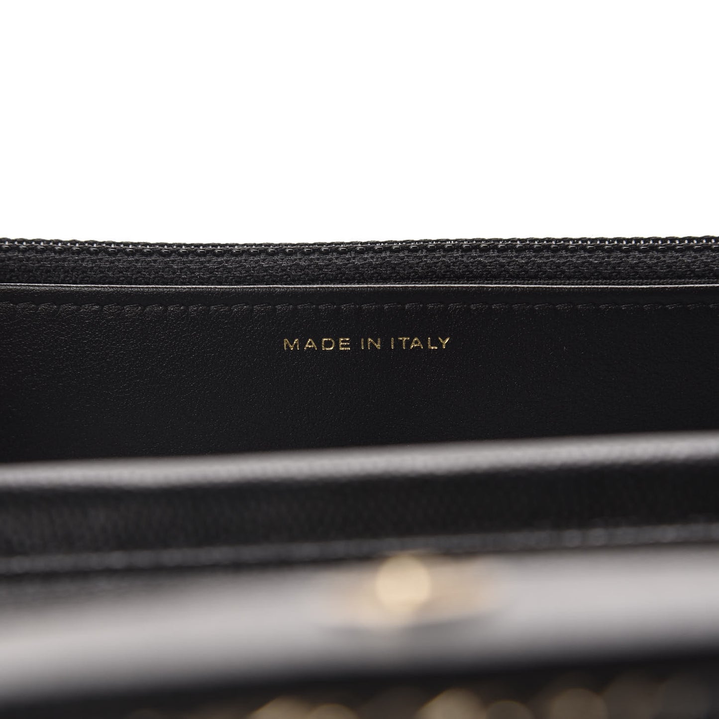 Caviar Quilted French New Wave Chain CC Wallet On Chain WOC Black