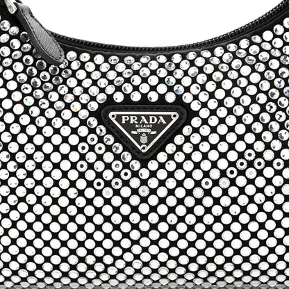 Prada Satin Crystal Mini Re-Edition 2000 Bag Cristal 8 of 10