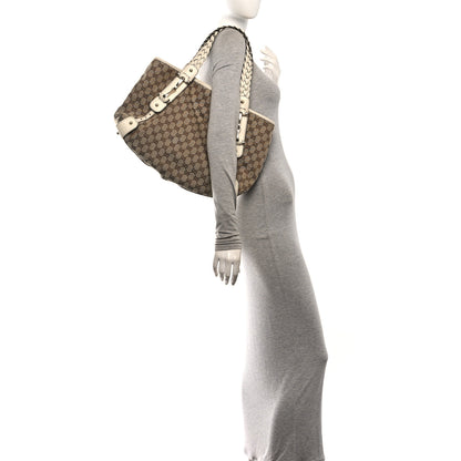 Gucci Monogram Medium Pelham Shoulder Bag Off White 2 of 10