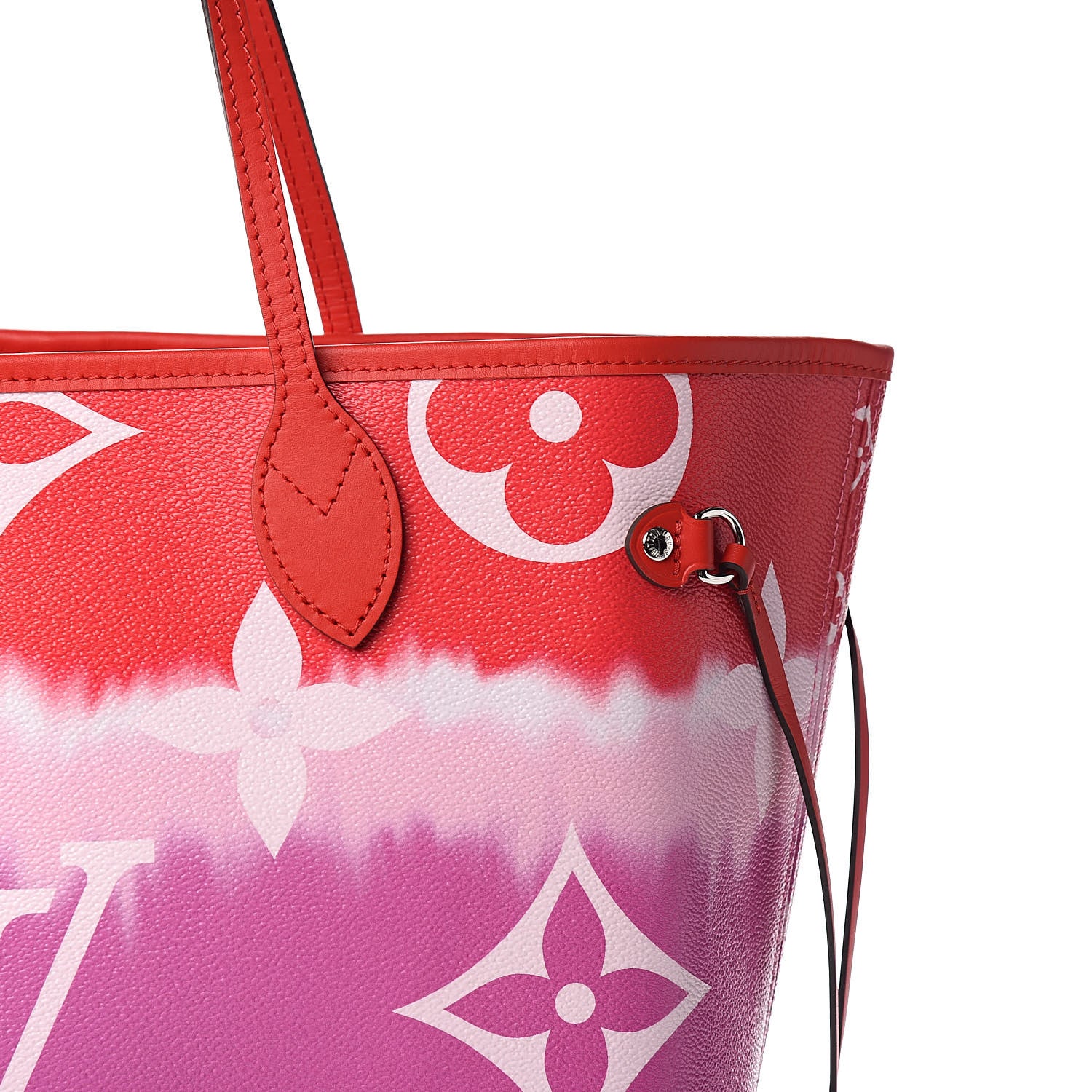 Louis Vuitton Monogram Escale Neverfull MM Rouge 6 of 12