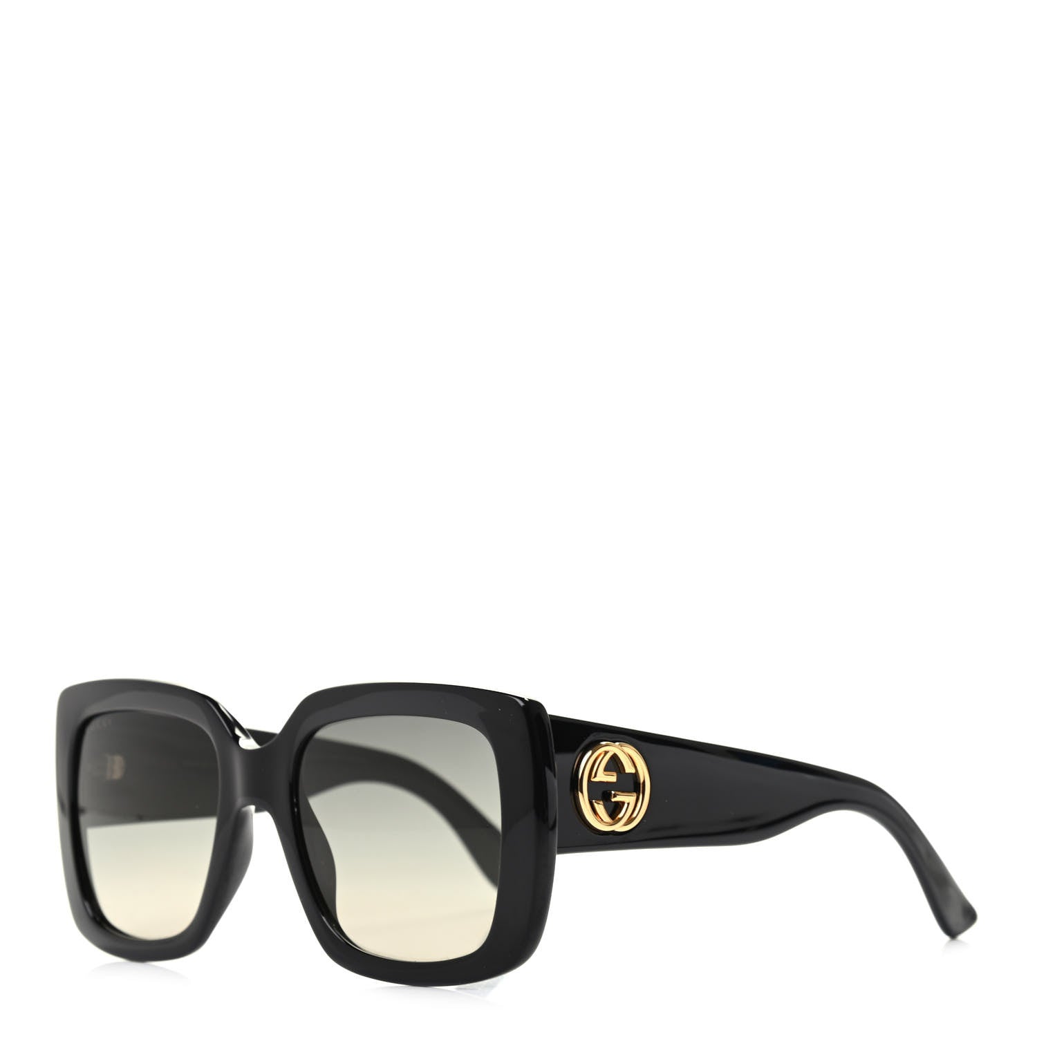 Gucci Acetate Square Frame Sunglasses GG0141S Black 1 of 7