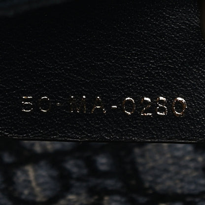 Christian Dior Oblique Slim Saddle Pouch Blue 7 of 13