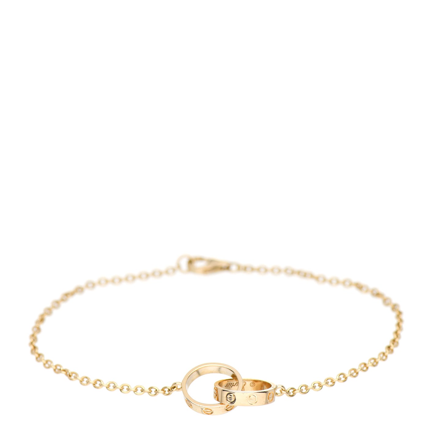 18K Yellow Gold Interlocking LOVE Bracelet