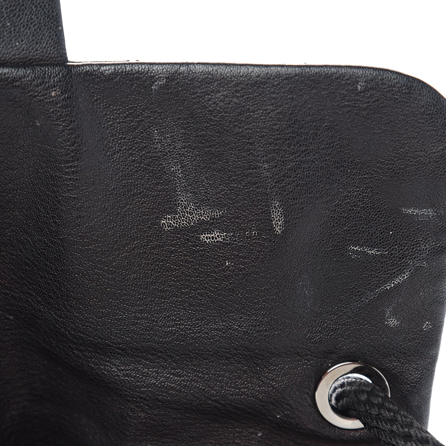 Chanel Calfskin Quilted Expandable Zip Flap Shoulder Bag Black 9 of 17